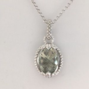 Judith Ripka Mint Quartz Lotus Enhancer